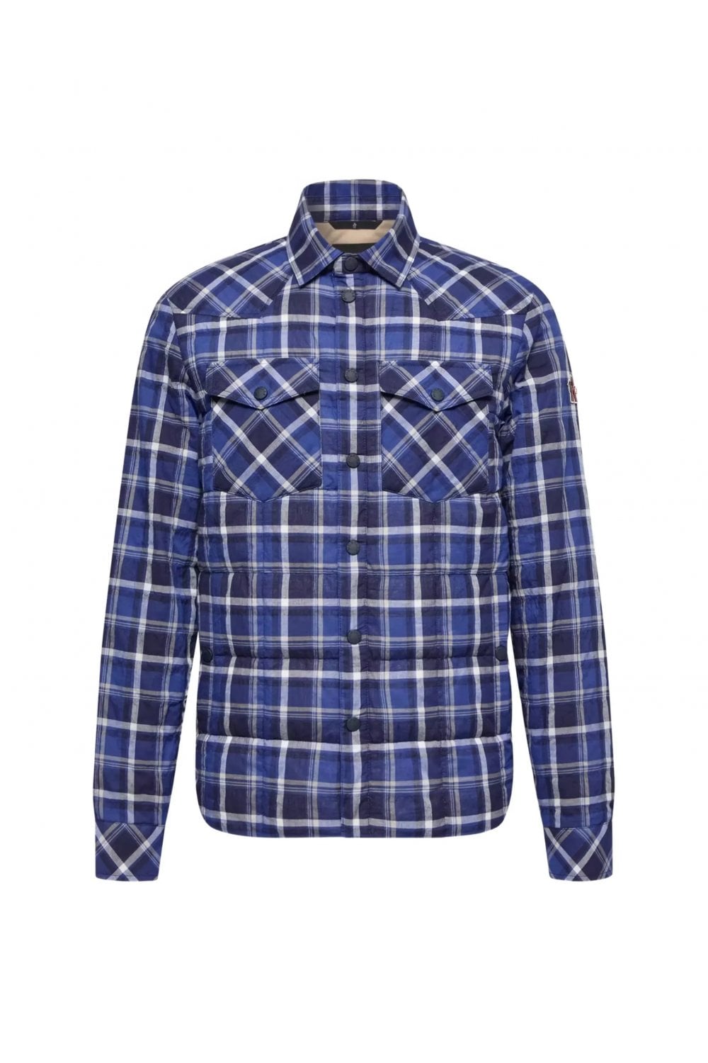 MONCLER GRENOBLE GELT SHIRT JACKET Size: 5, colour: BLUE