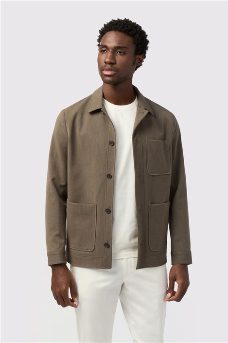Melka Beige Shacket