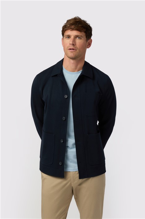 Melka Navy Blue Shacket
